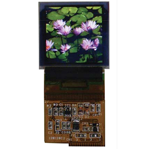 Foto Display OLED gráfico de 128 x 128 puntos para dispositivos portátiles e instrumentos industriales.